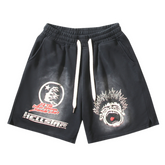 Hellstar Screaming Kid Shorts Black
